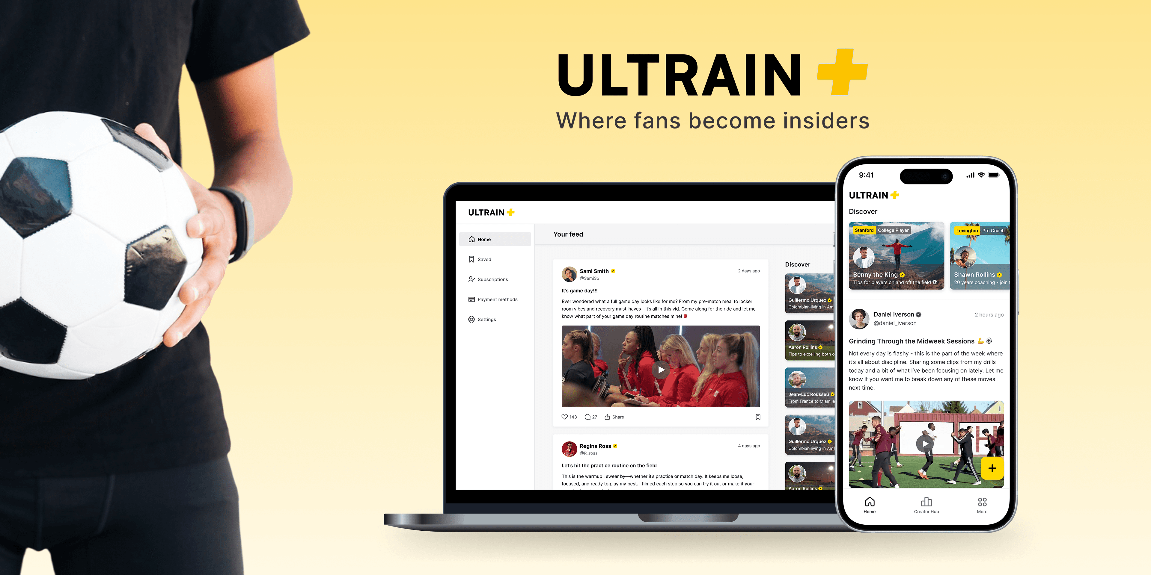 UltraIn Sports Team Manager